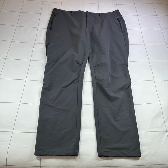 REI Other - REI Co-op Pants Mens 2XL Gray Technical Hiking Cargo Zipper Pockets 176644 Camp